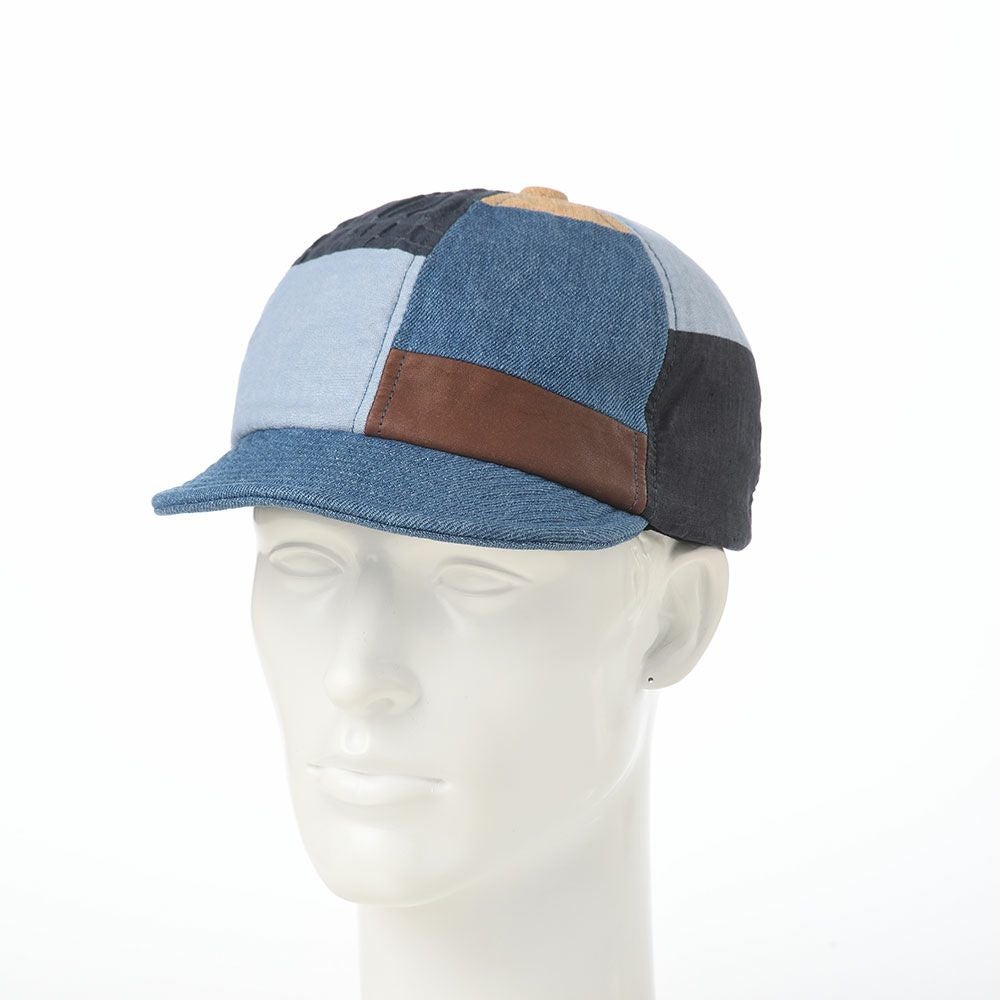 モーノ ベースボールキャップ Patchwork short brim cap（パッチワーク