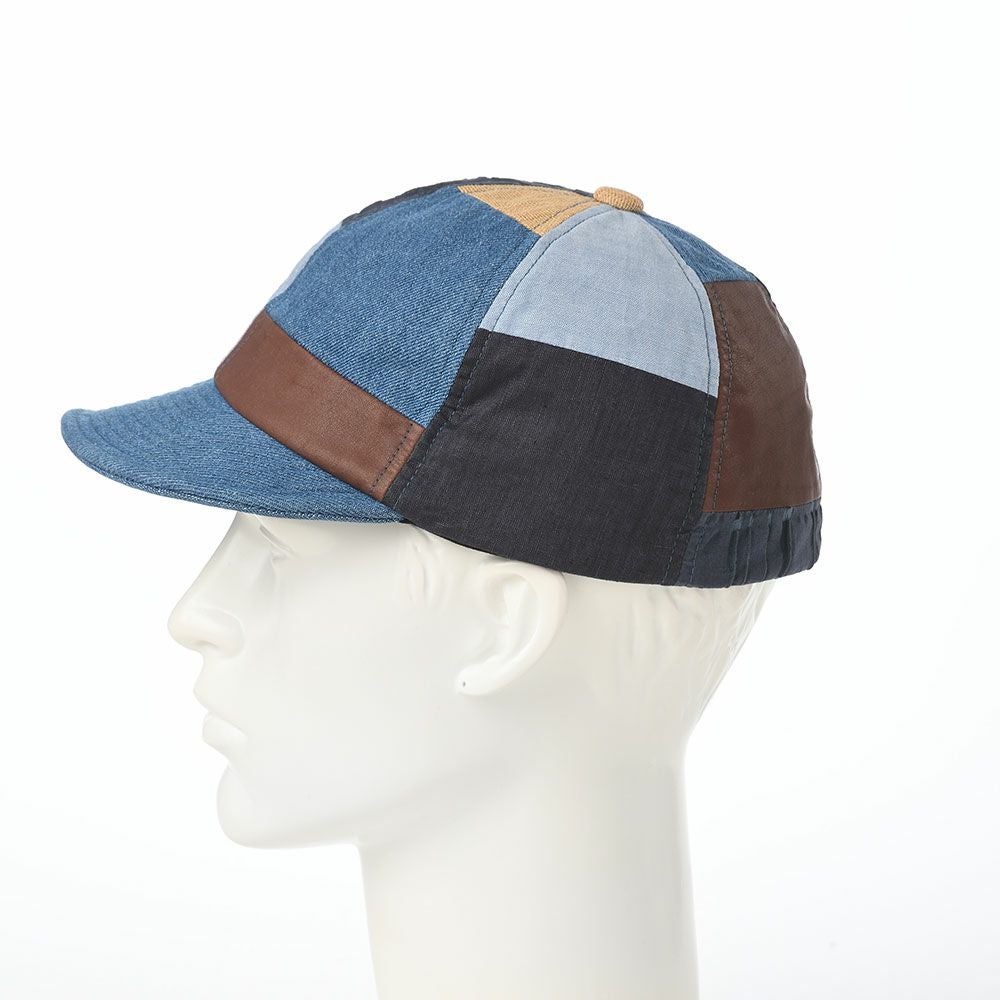 モーノ ベースボールキャップ Patchwork short brim cap（パッチワーク