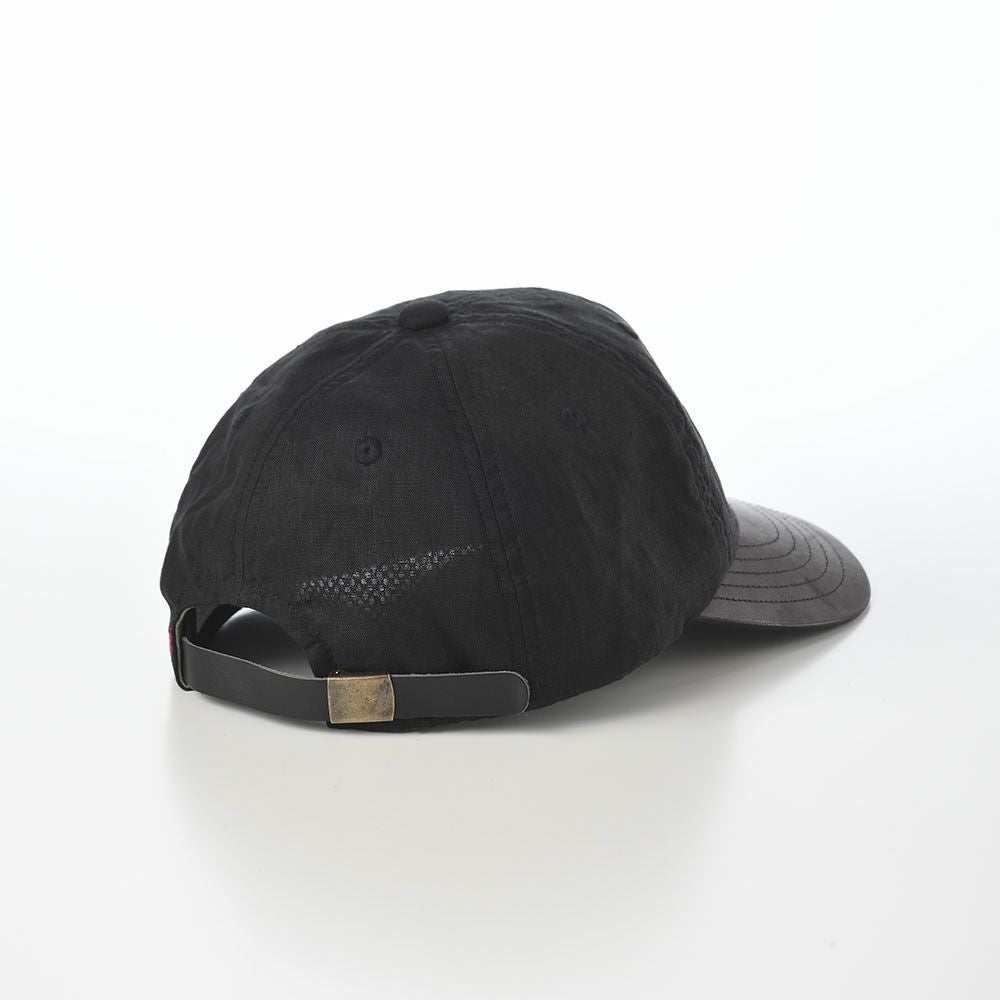 モーノ ベースボールキャップ Linen & Leather cap（リネン＆レザー