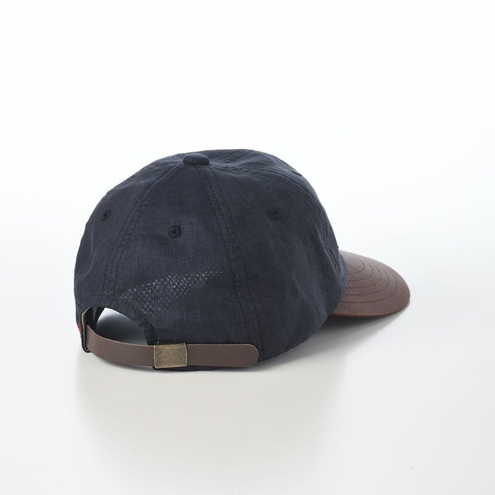 モーノ ベースボールキャップ Linen & Leather cap（リネン＆レザー