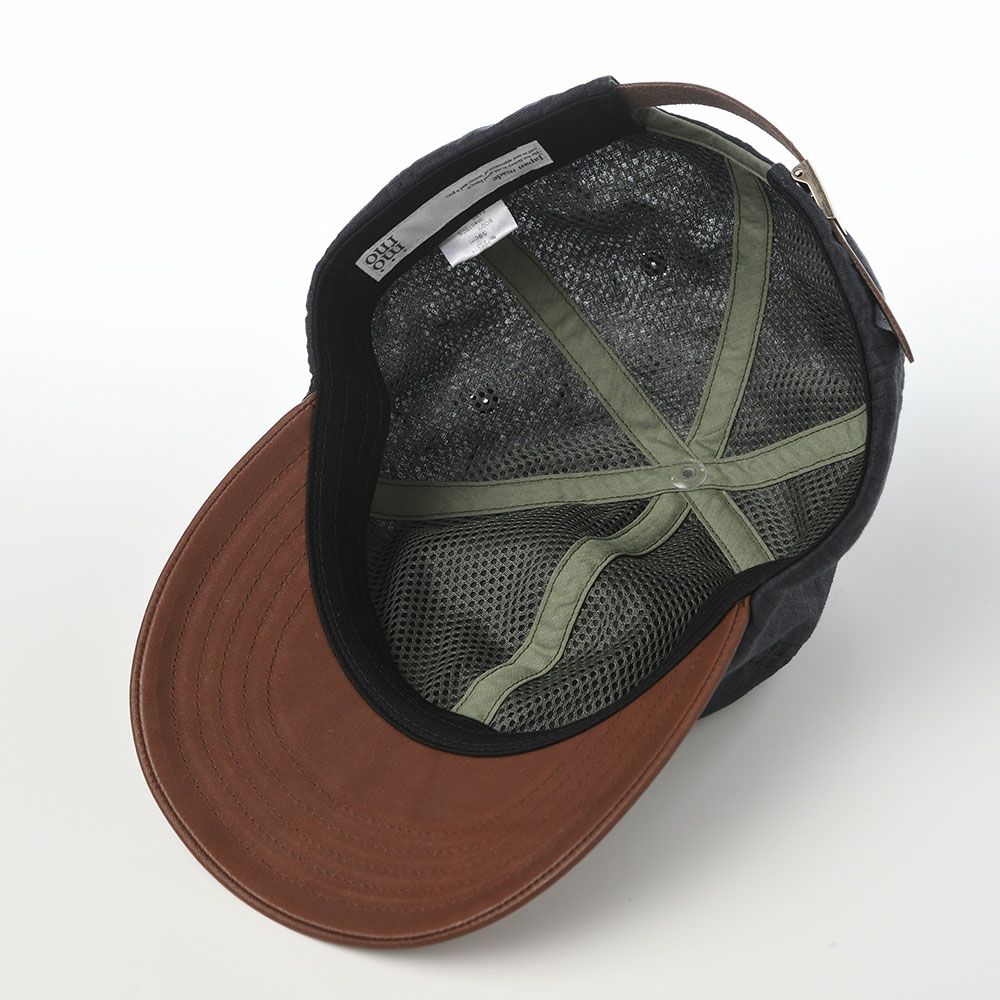 モーノ ベースボールキャップ Linen & Leather cap（リネン＆レザー