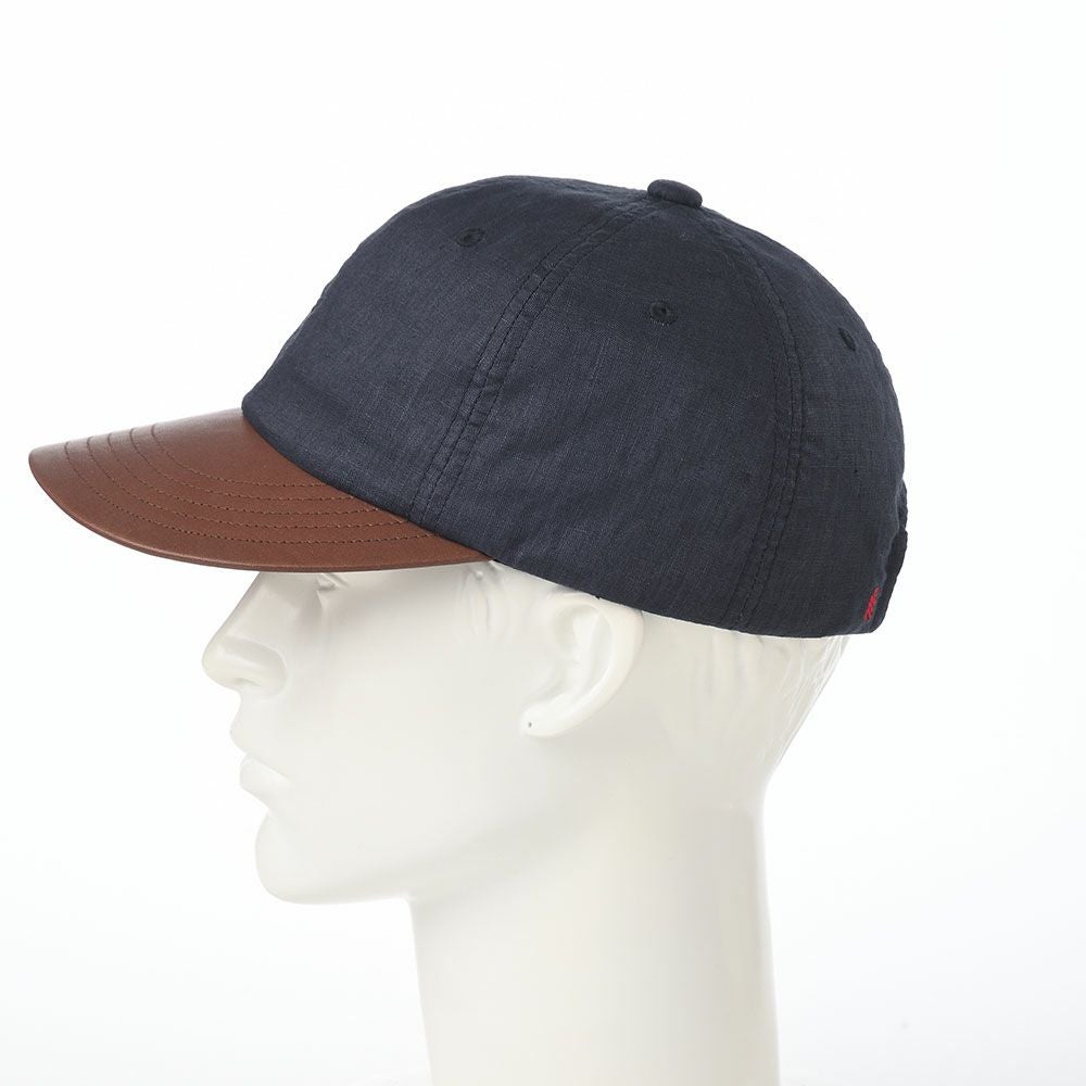 モーノ ベースボールキャップ Linen & Leather cap（リネン＆レザー