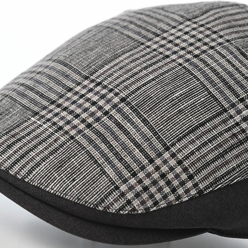 ダックスのハンチング Hunting Linen Glen Check（ハンチング リネン グレンチェック） D2005 グレー