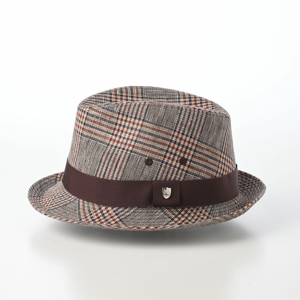 ダックス ソフトハット Hat Linen Glen Check（ハット リネン グレン