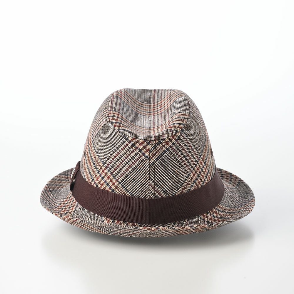 ダックス ソフトハット Hat Linen Glen Check（ハット リネン グレン