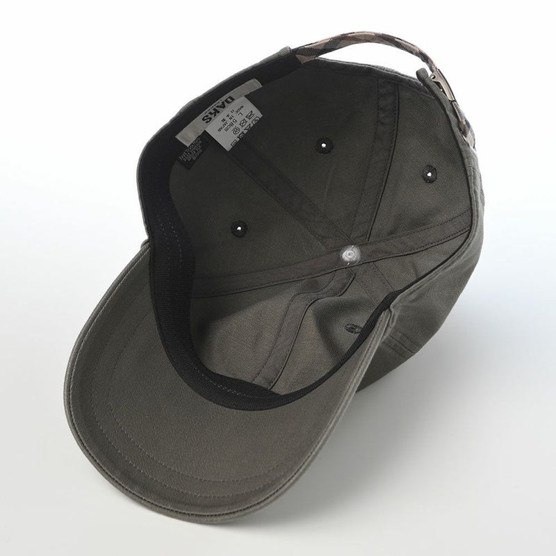 ダックスのキャップ Cap Gristone-W Twill（キャップ グリストーン ツイル） D2007 カーキ