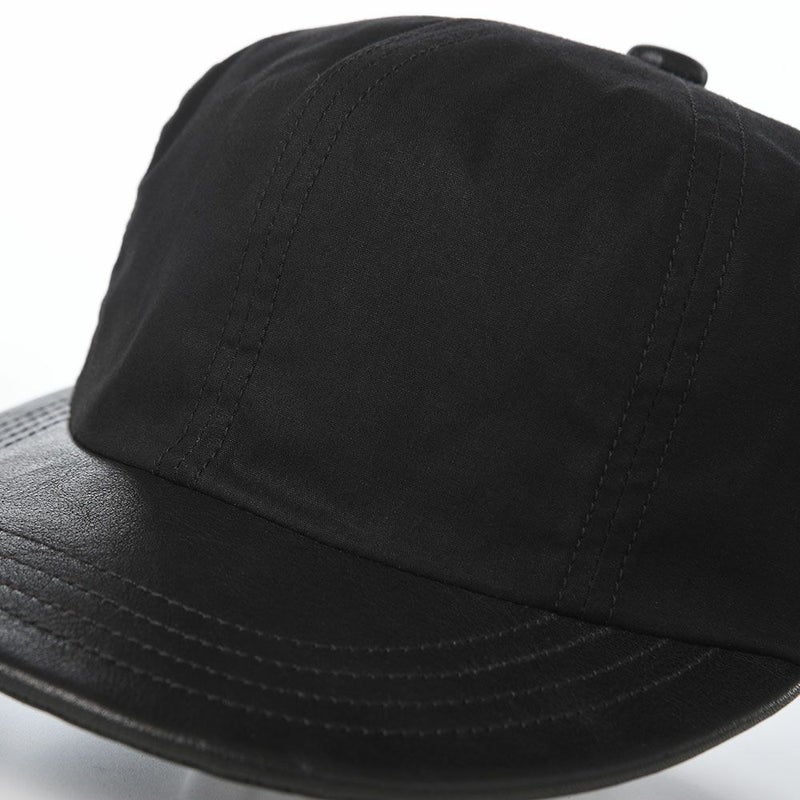 ショットのキャップ PARAFIN LEATHER 8P CAP（パラフィン レザー 8P キャップ） SC119 ブラック