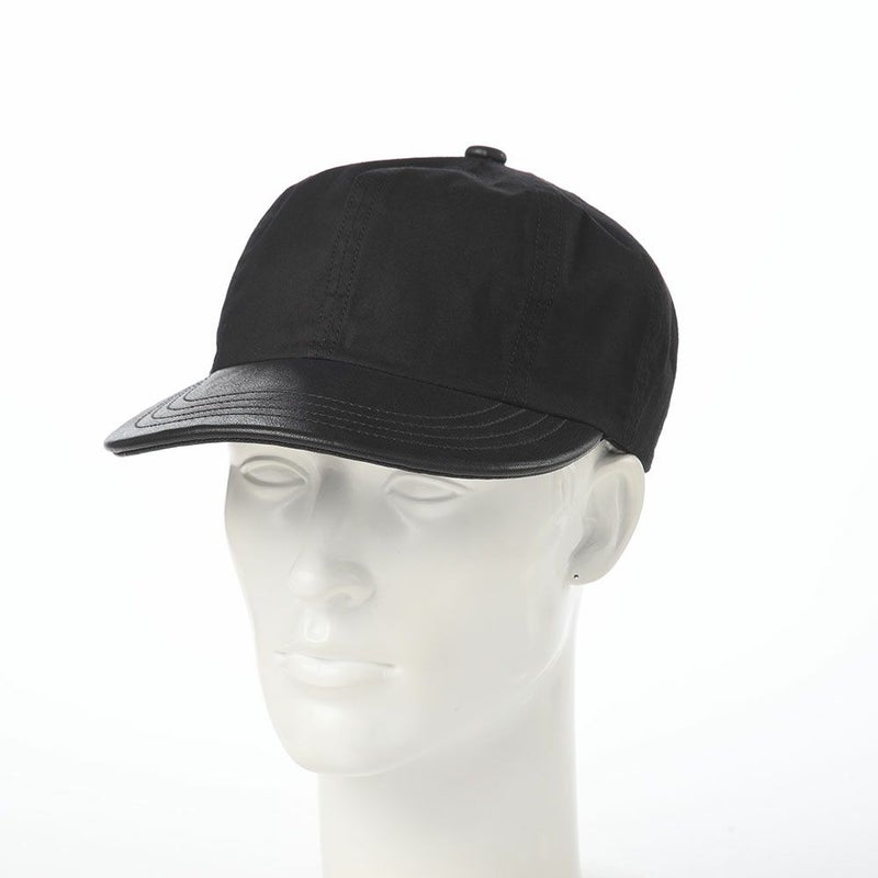 ショットのキャップ PARAFIN LEATHER 8P CAP（パラフィン レザー 8P キャップ） SC119 ブラック