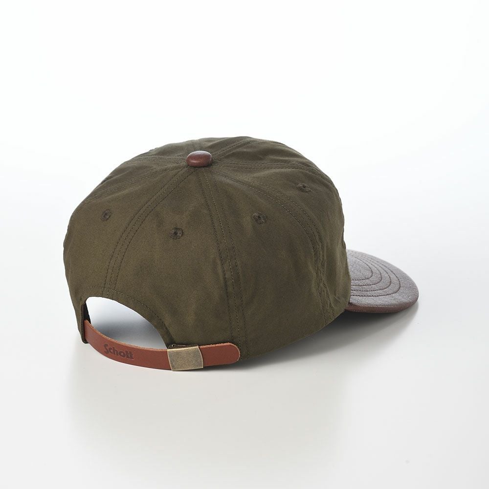 ショット キャップ PARAFIN LEATHER 8P CAP（パラフィン レザー 8P