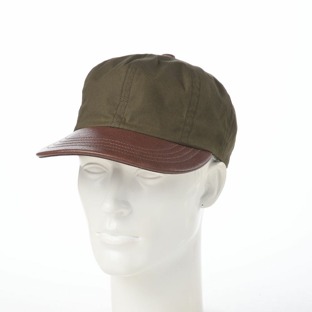 ショット キャップ PARAFIN LEATHER 8P CAP（パラフィン レザー 8P