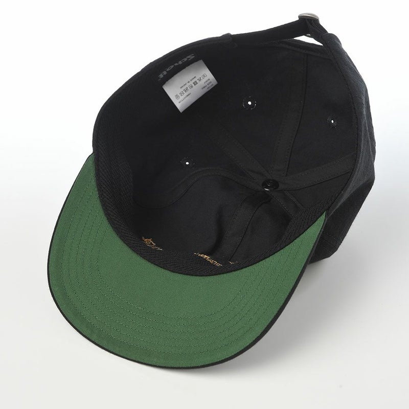 ショットのキャップ STITCH EMB 6P CAP（ステッチ エンブロイダリー 6P キャップ） SC122 ブラック