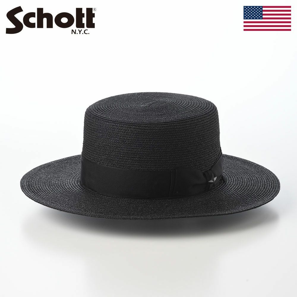 Schott ショット ワンスター レザーキャップ BK/日本製 Schott N.Y.C（ショット） Schott ONE STAR LEATHER CAP(ワンスター