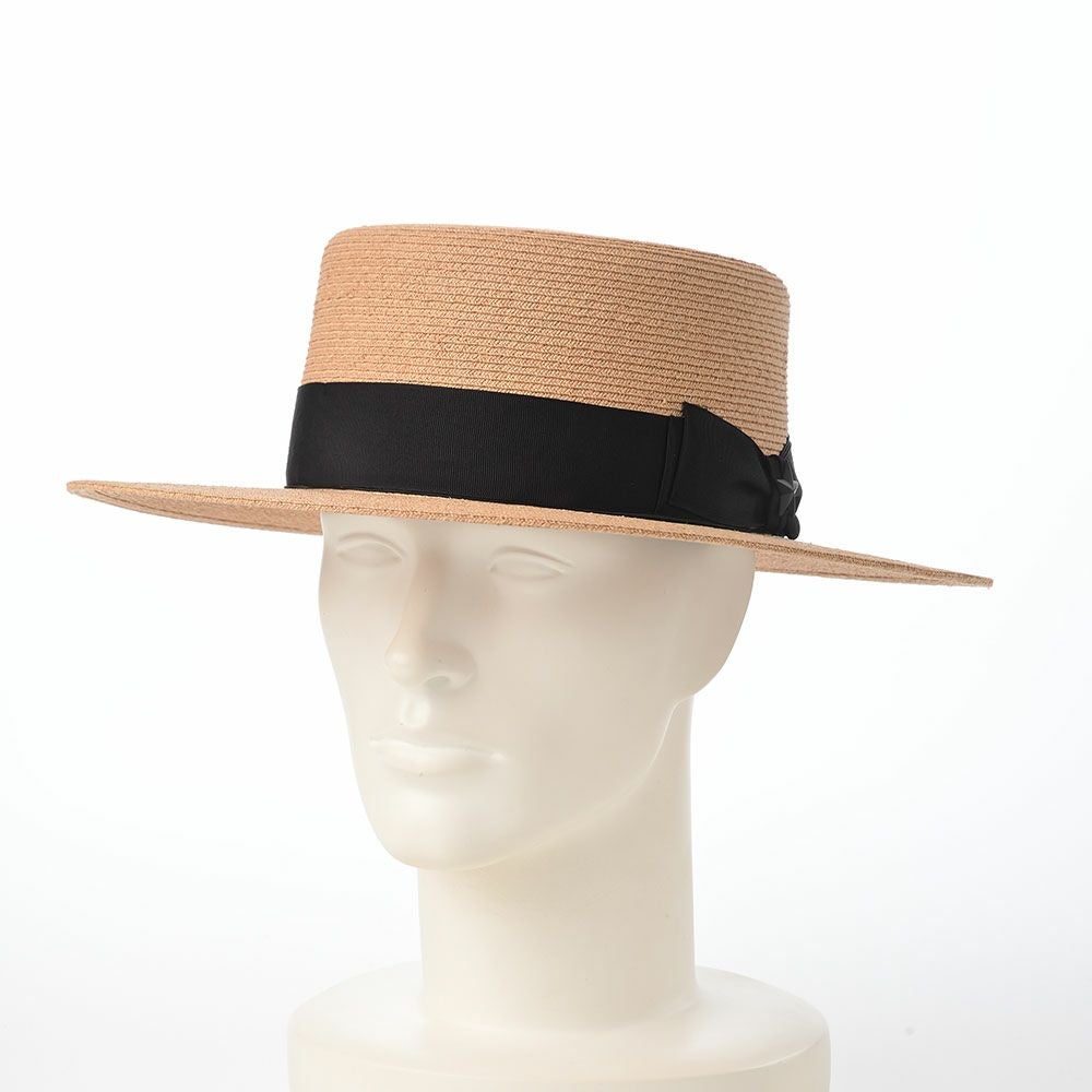 ショット ボーターハット RAFFIA BRAID BOATER HAT（ラフィア ブレード