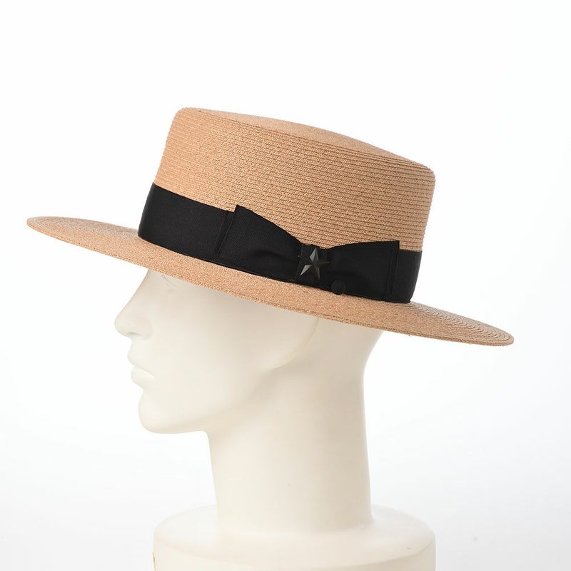 ショットのボーターハット RAFFIA BRAID BOATER HAT（ラフィア ブレード ボーターハット） SC126 ナチュラル