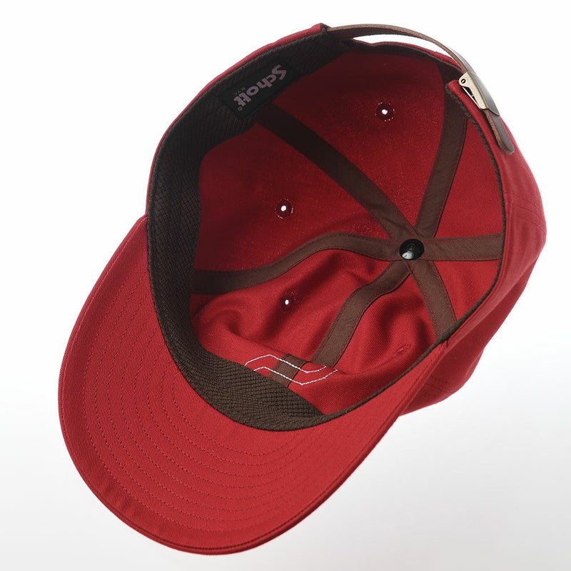 ショットのキャップ S FELT WAPPEN BASEBALL CAP（S フェルトワッペン ベースボールキャップ） SC131 レッド