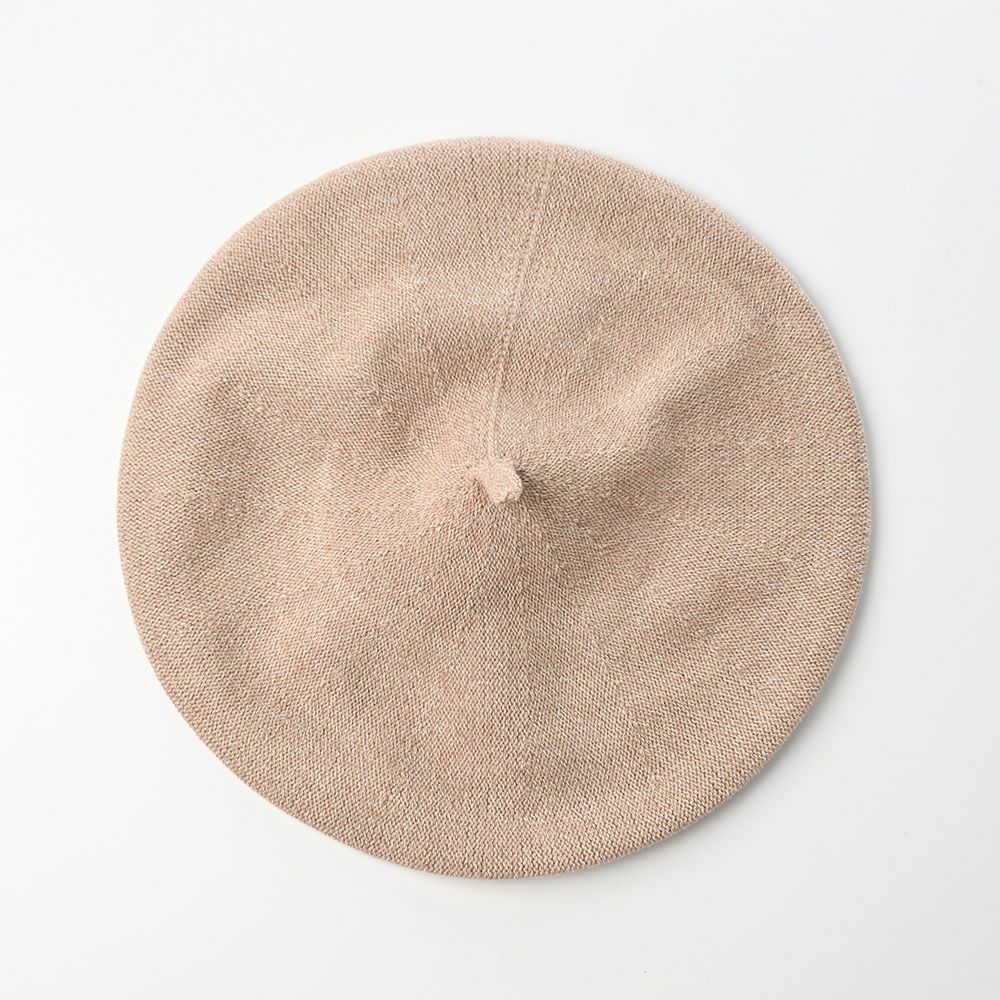マローネ ベレー帽 Cotton Beret(コットン ベレー) 878224 ベージュ マローネ ベレー帽 Cotton Beret(コットン ベレー) 878224 ベージュ
