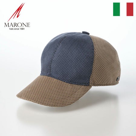 マローネのキャップ Punching Golf Cap（パンチング ゴルフキャップ） CT885 ネイビー
