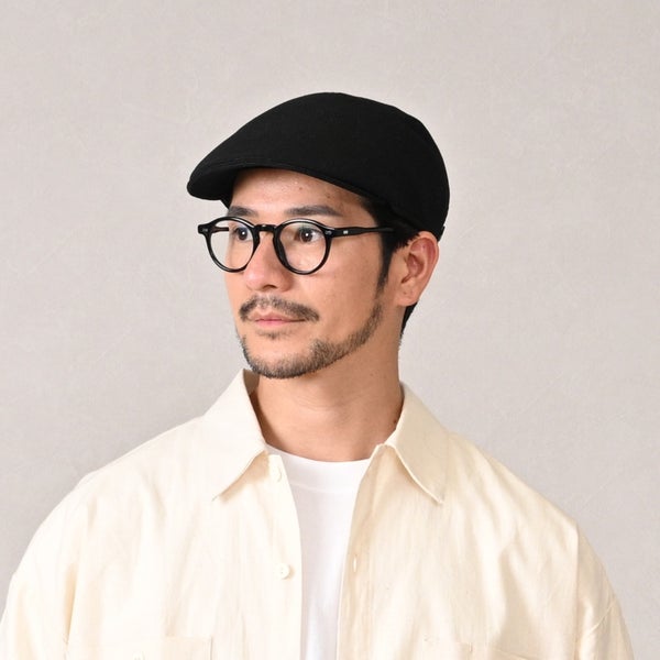 Semplice Linen Hunting（センプリチェ リネン ハンチング） CT847 ブラック