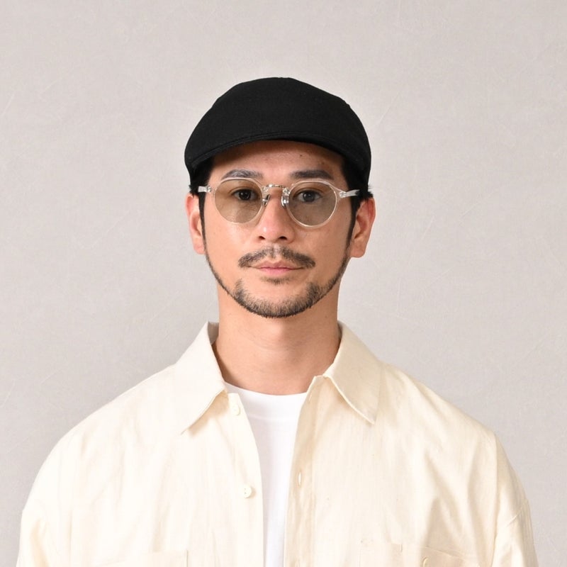 マローネのハンチング Semplice Linen Hunting（センプリチェ リネン ハンチング） CT847 ブラック