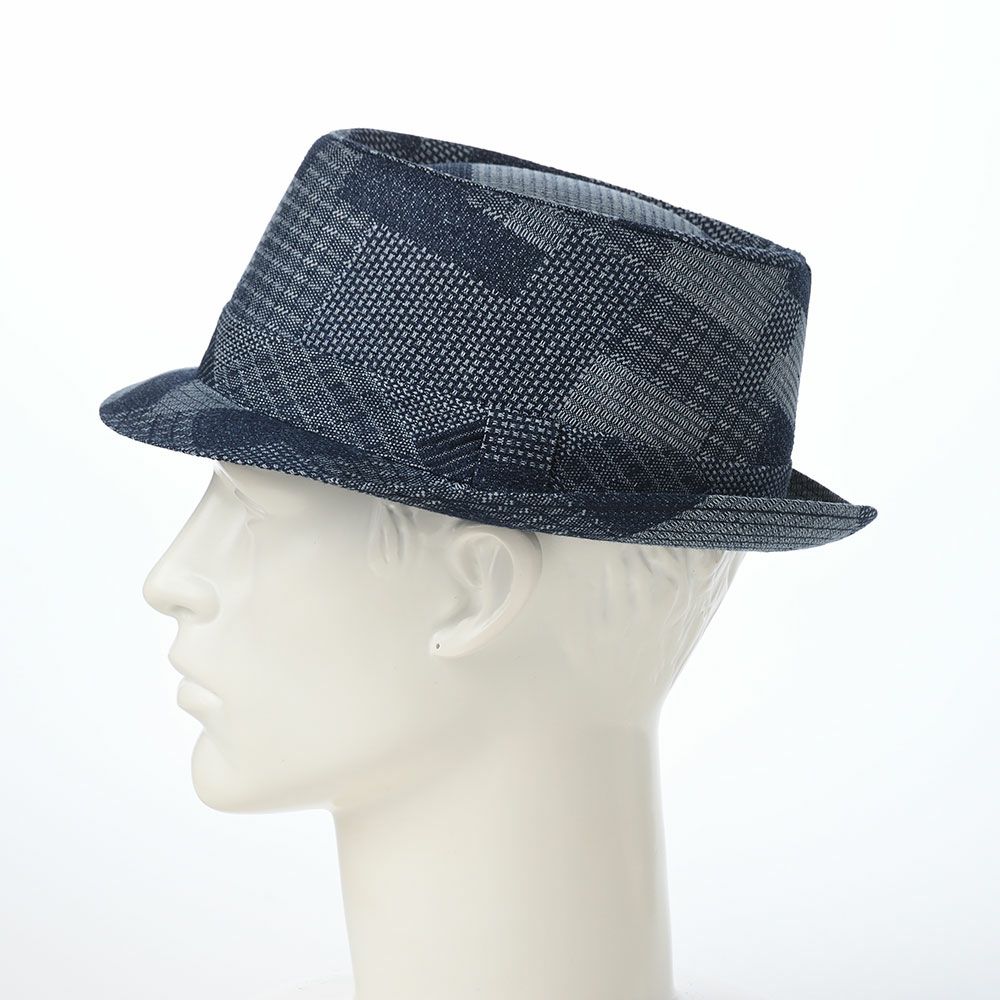 マローネ ソフトハット Porkpie Patchwork（ポークパイ パッチワーク