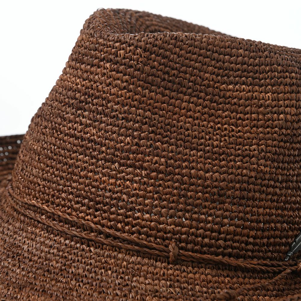 ステットソン ラフィアハット SINGLE CROCHET RAFFIA（シングル
