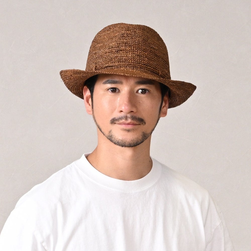 ステットソン ラフィアハット SINGLE CROCHET RAFFIA（シングル