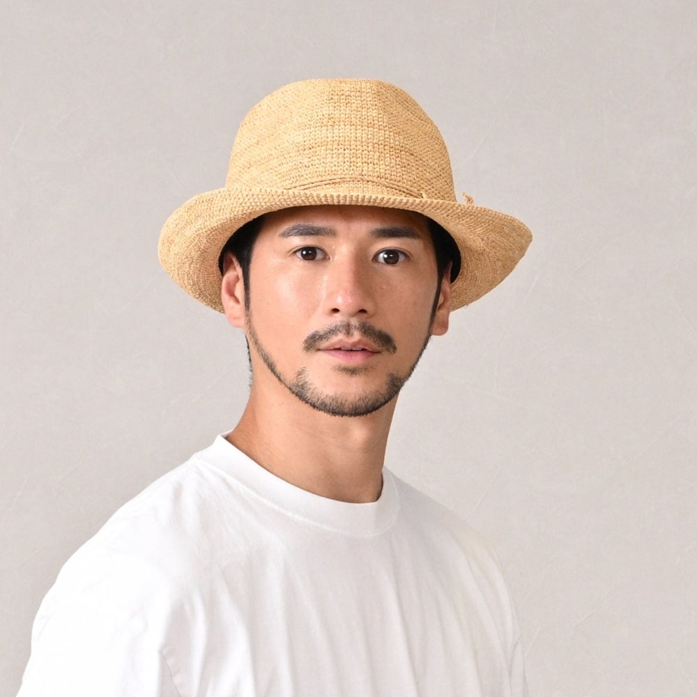 ステットソン ラフィアハット SINGLE CROCHET RAFFIA（シングル