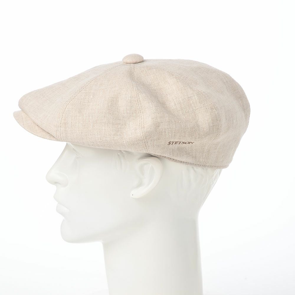Stetson ステットソン リネンシャンブレー キャスケットBE-XL/日本製 ステットソン キャスケット LINEN CHAMBRAY CASKET（リネン