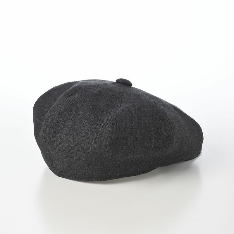 ステットソンのキャスケット LINEN CHAMBRAY CASKET（リネンシャンブレー キャスケット） SE808 ブラック