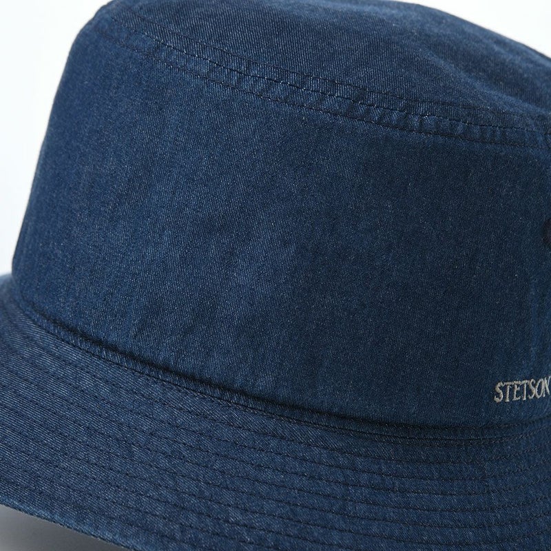 ステットソンの布帛ソフトハット COTTON LIGHT DENIM HAT（コットン ライトデニム ハット） SE811 ブルー