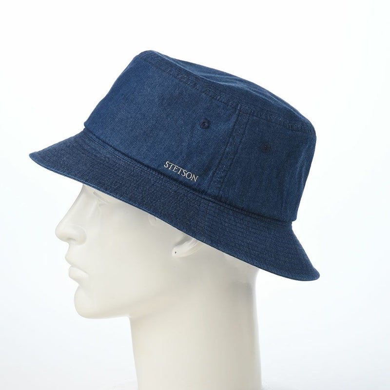 ステットソンの布帛ソフトハット COTTON LIGHT DENIM HAT（コットン ライトデニム ハット） SE811 ブルー