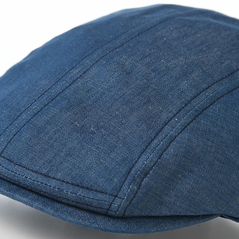 ステットソンのハンチング COTTON LINEN LIGHT DENIM HUNTING（コットン リネン ライトデニム ハンチング） SE812 ブルー