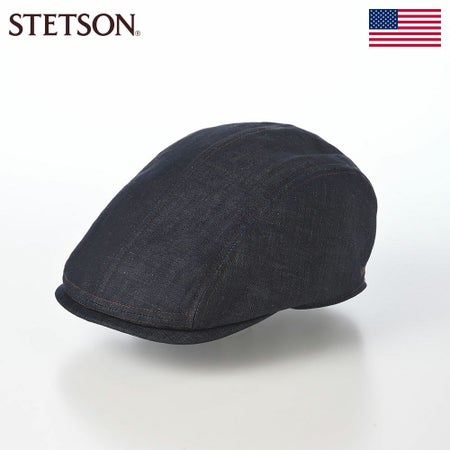 ステットソンのハンチング COTTON LINEN LIGHT DENIM HUNTING（コットン リネン ライトデニム ハンチング） SE812 ダークネイビー