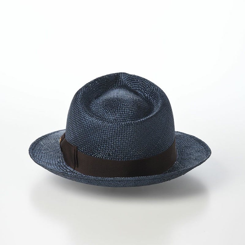 ガリュープラネットのストローハット Classic Kenma Hat（クラシック ケンマ ハット）777 ネイビーブラウン