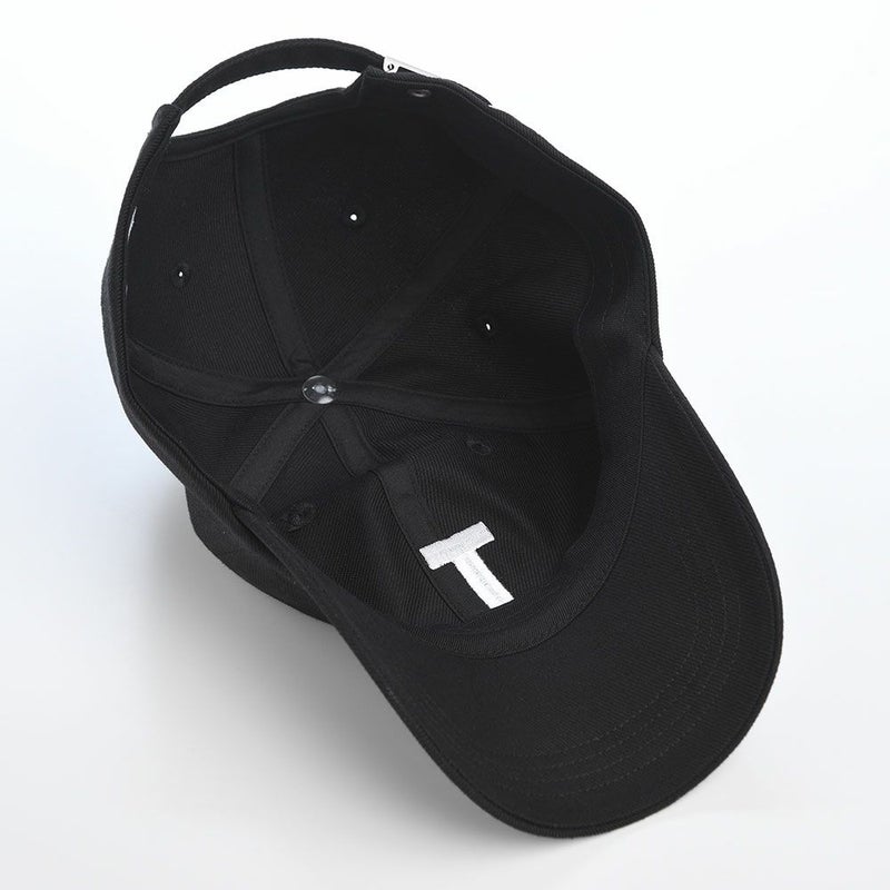 ラコステのキャップ COTTON TWILL L CAP（コットンツイル L キャップ） L1366 ブラック