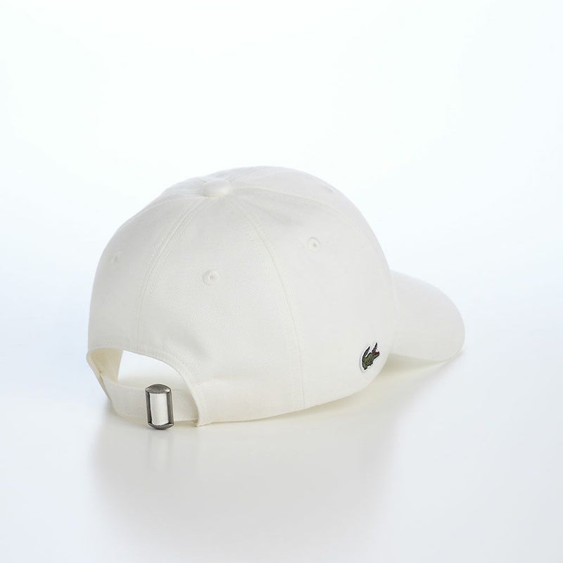 ラコステのキャップ LACOSTE EMB CAP（ラコステ エンブロイダリー キャップ） L1372 オフホワイト