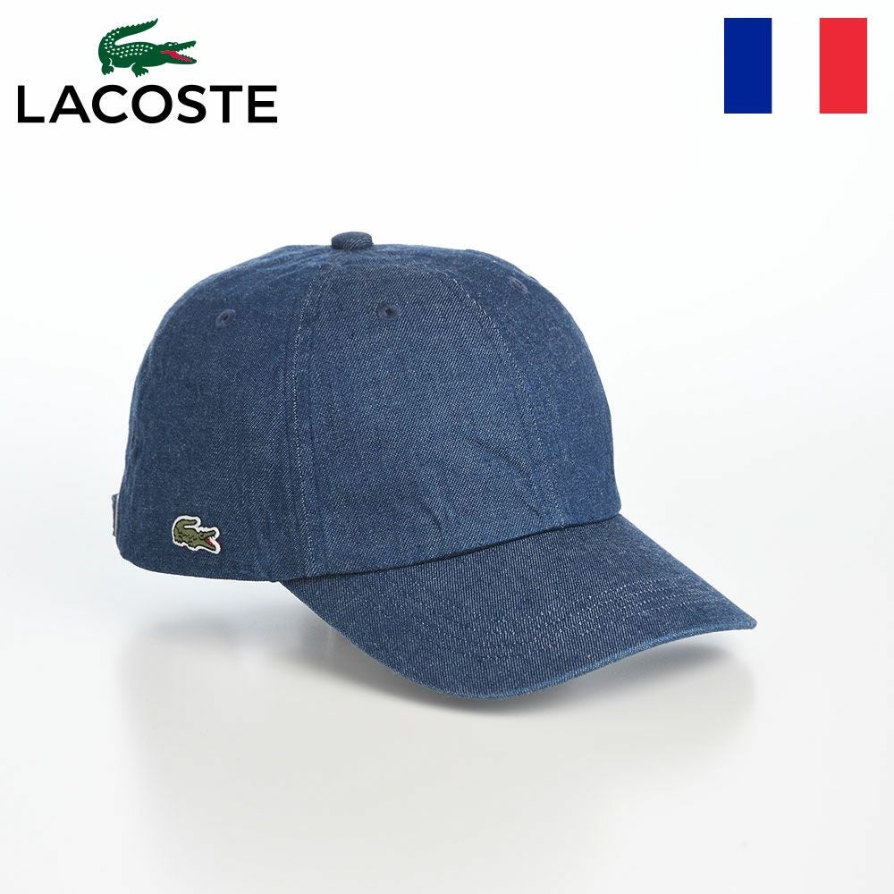 ラコステ バケットハット 8oz DENIM BUCKET HAT（8オンス デニム