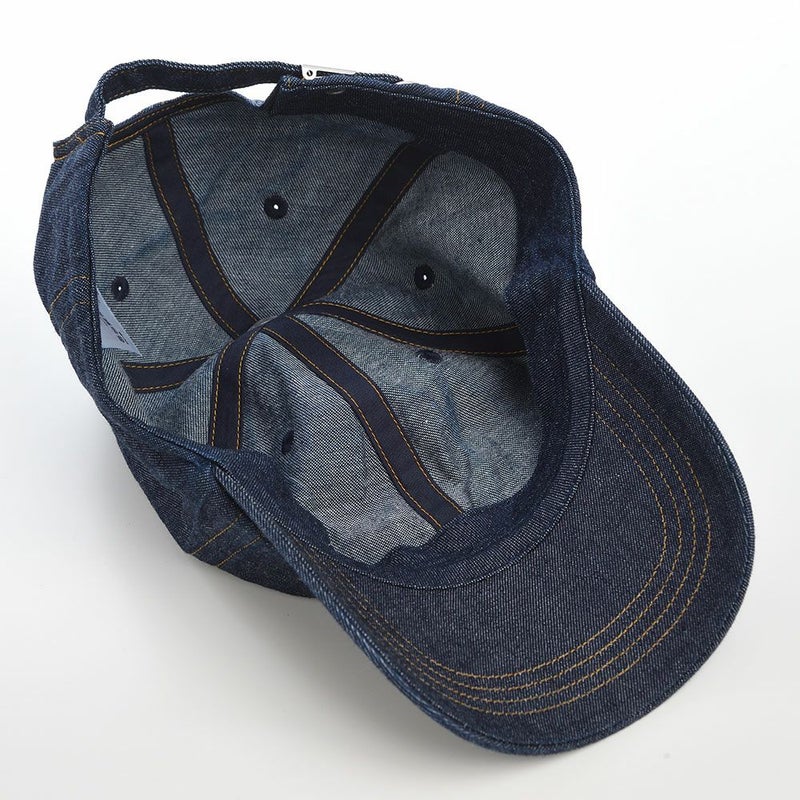 ラコステのキャップ 8oz DENIM CAP（8オンス デニム キャップ） L7148 ネイビー