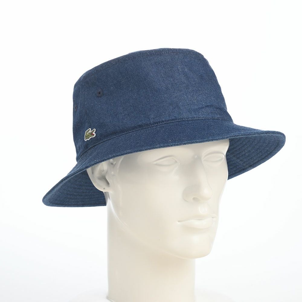 ラコステ バケットハット 8oz DENIM BUCKET HAT（8オンス デニム