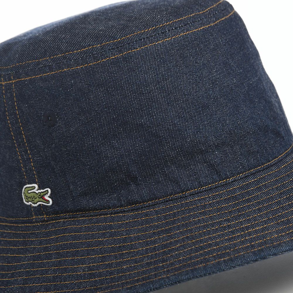 ラコステ バケットハット 8oz DENIM BUCKET HAT（8オンス デニム