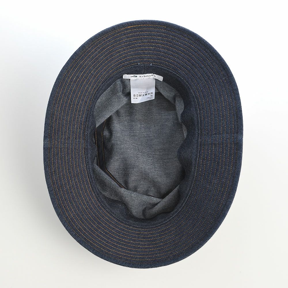 ラコステ バケットハット 8oz DENIM BUCKET HAT（8オンス デニム