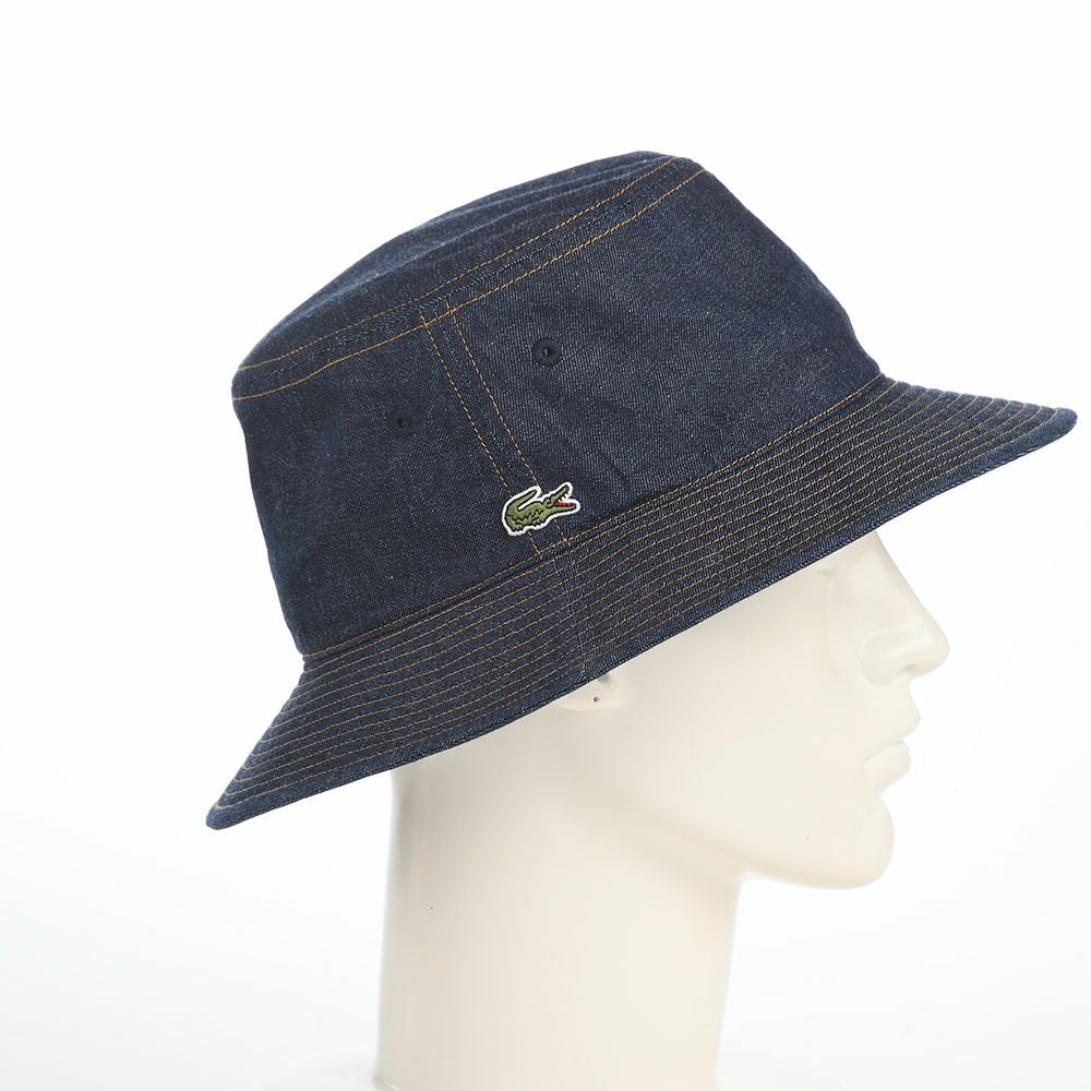 ラコステ バケットハット 8oz DENIM BUCKET HAT（8オンス デニム
