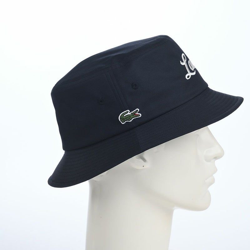 ラコステのバケットハット GABARDINE BUCKET HAT（ギャバジン バケットハット） L7151 ネイビー