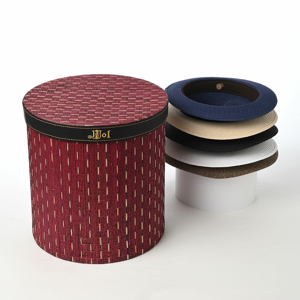 帽子箱 ノル 帽子用品 【NOL】Long Hat Box（ハット収納箱） ブラウン | 帽子