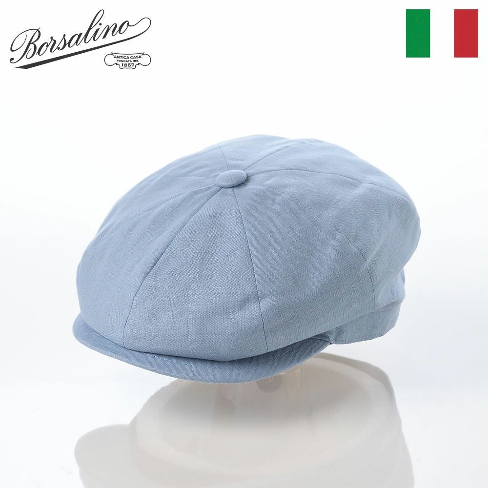 クリスティーズ ロンドン キャスケット Linen Blend Baker Boy（リネン