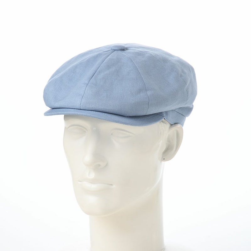 ボルサリーノのキャスケット Hunting Cesare Linen（ハンチング チェーザレ リネン） B15120 ブルー