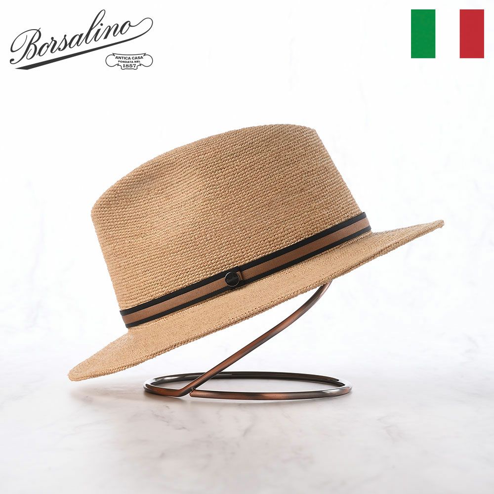 ボルサリーノ フェルトハット Country Leather Hatband（カントリー