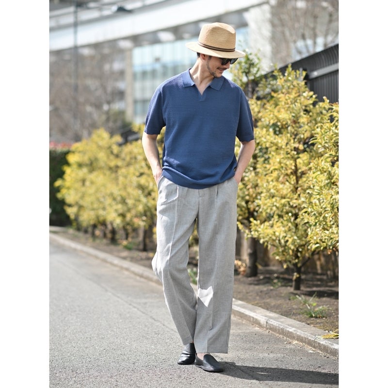 ボルサリーノのラフィアハット Rafia crochet fine（ラフィアクロシェ ファイン） 141165 ブラウンリボン