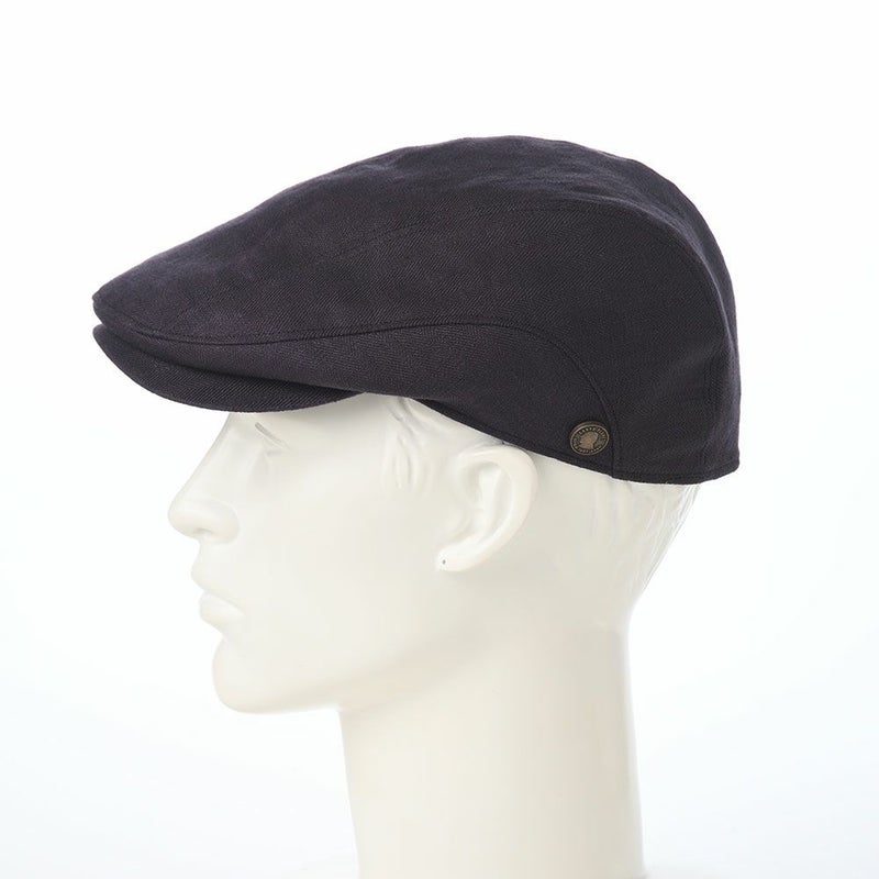 ガリュープラネットのハンチング Washable Herringbone Linen Hunting（ウォッシャブルへリンボンリネンハンチング）839 パープル