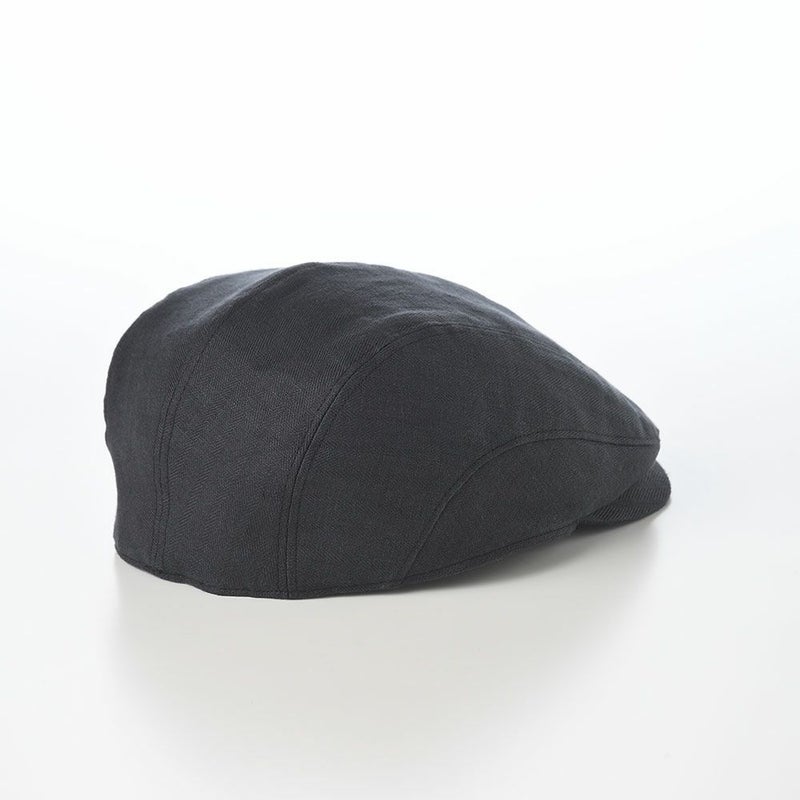 ガリュープラネットのハンチング Washable Herringbone Linen Hunting（ウォッシャブルへリンボンリネンハンチング）839 スミクロ